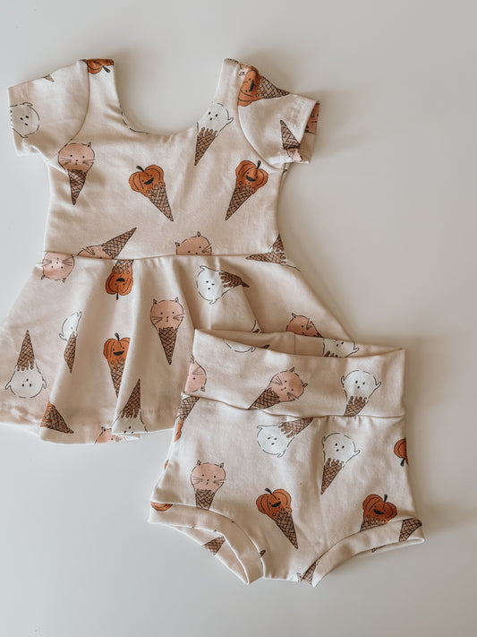 Peplum and Bummie Set